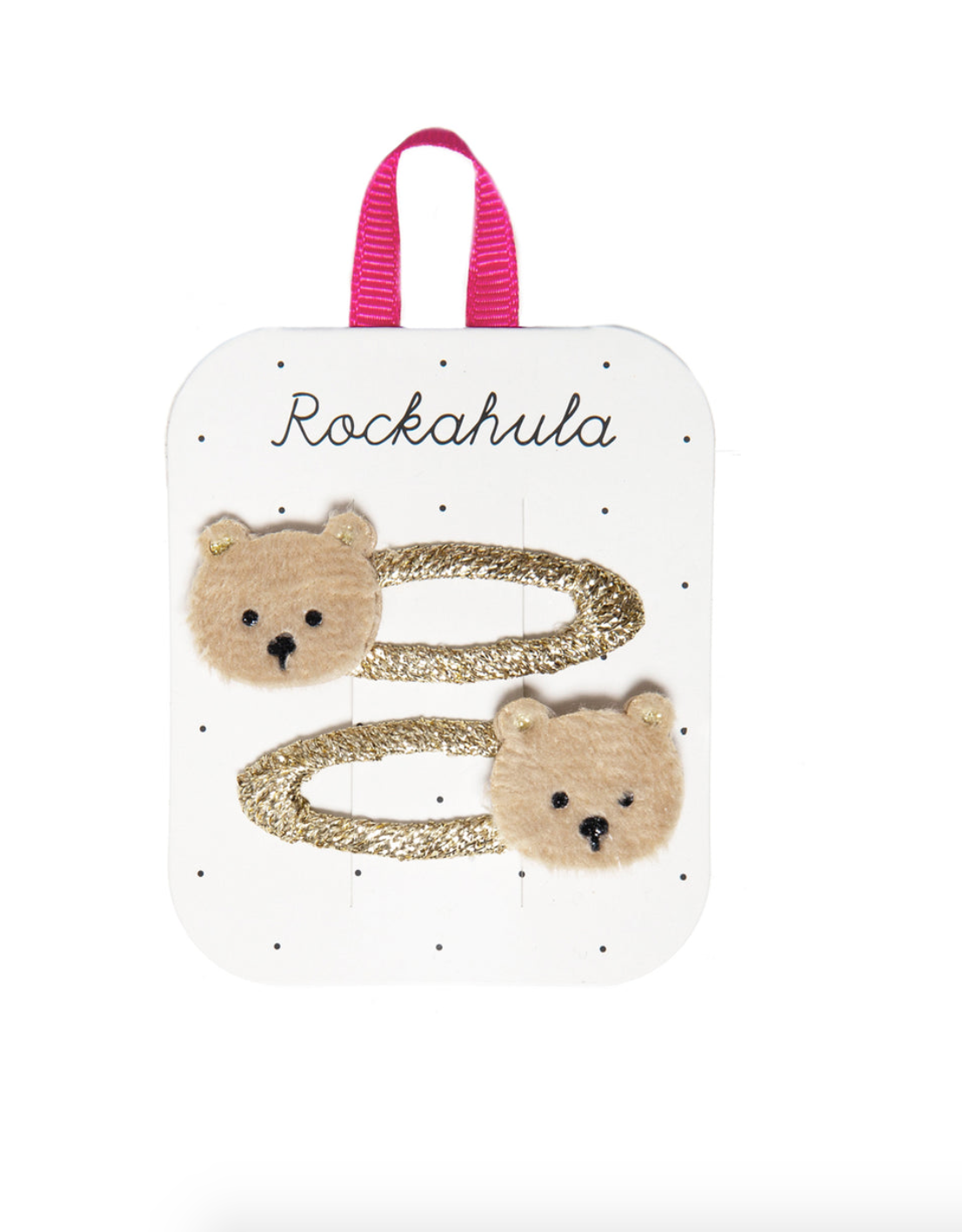 Teddy bear hairclips