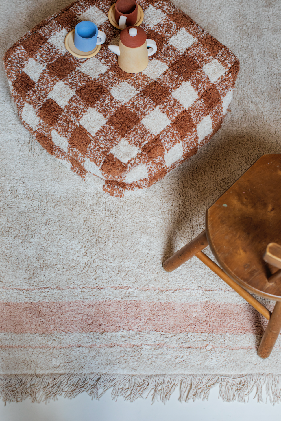 Pouf Vichy-Toffee