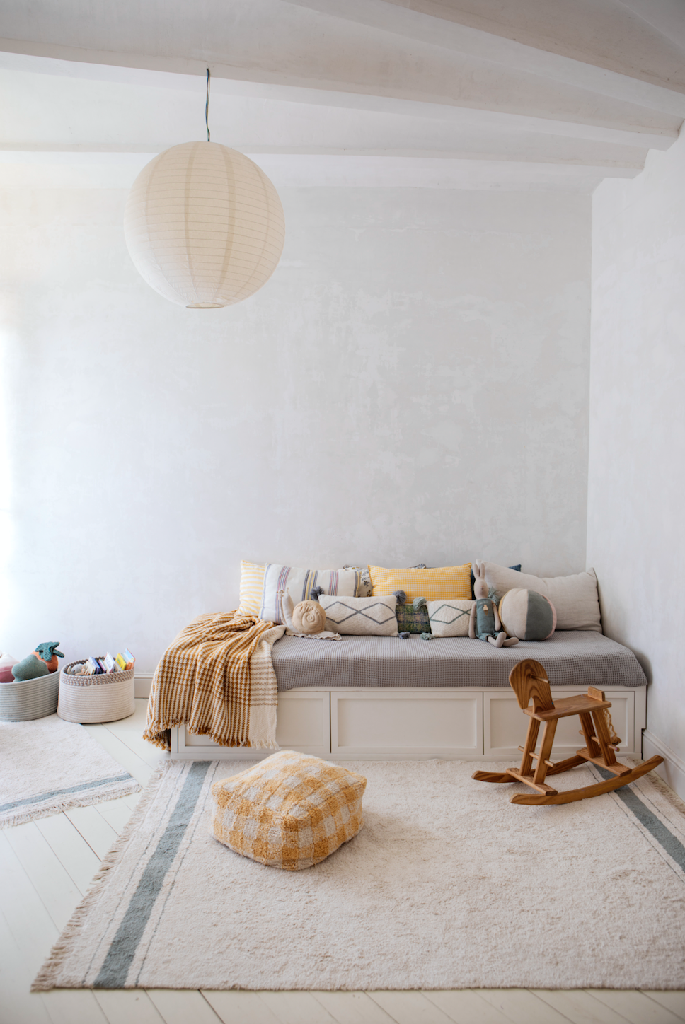 Washable rug-Gastro vintage blue