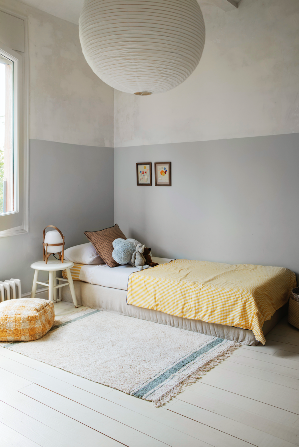 Washable rug-Gastro vintage blue