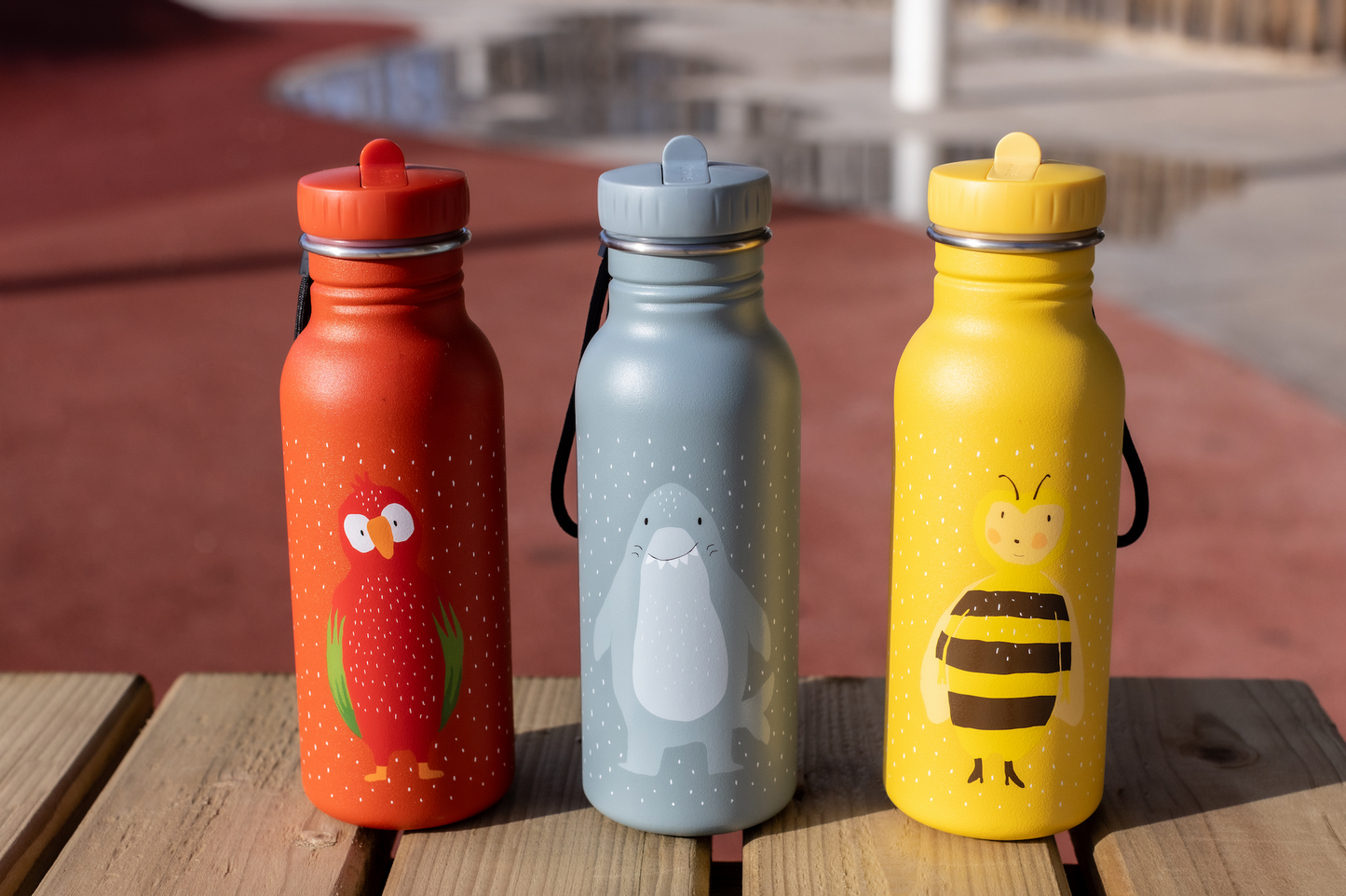 Reusable water bottle for kids- 350 ML- Mr Parrot