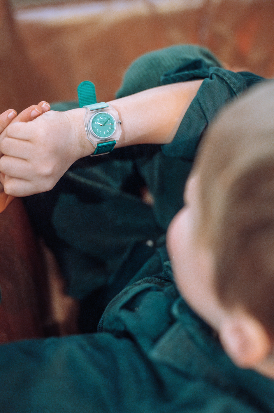 Mini Kyomo green eco friendly kids watch - Green Smoothie