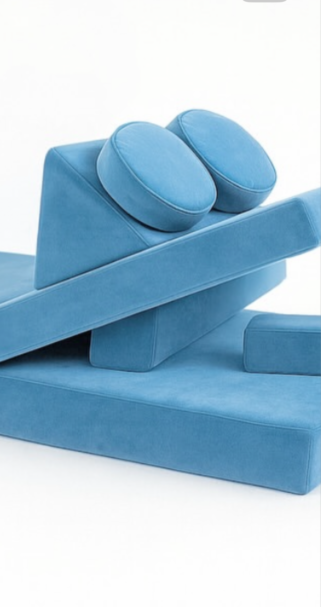 Play sofa circle bundle-Arctic Blue