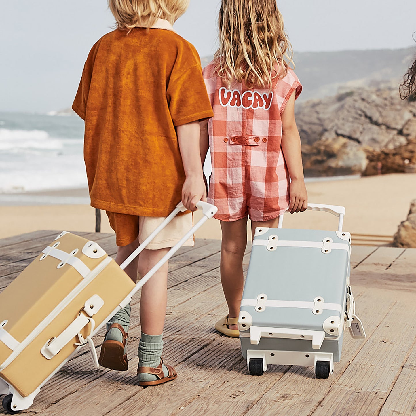 See-Ya suitcase -Steel Blue