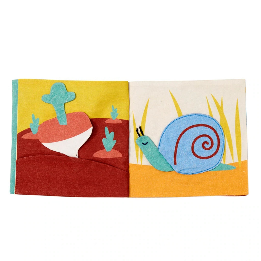 My Garden soft fabric baby activity book