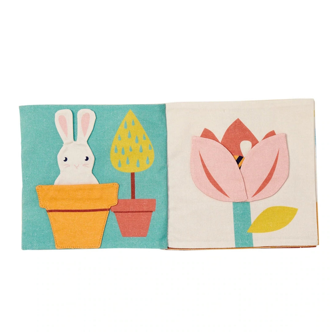 My Garden soft fabric baby activity book