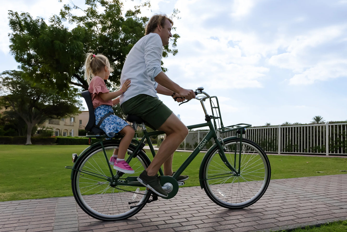 Junior seat adult bike- Rear