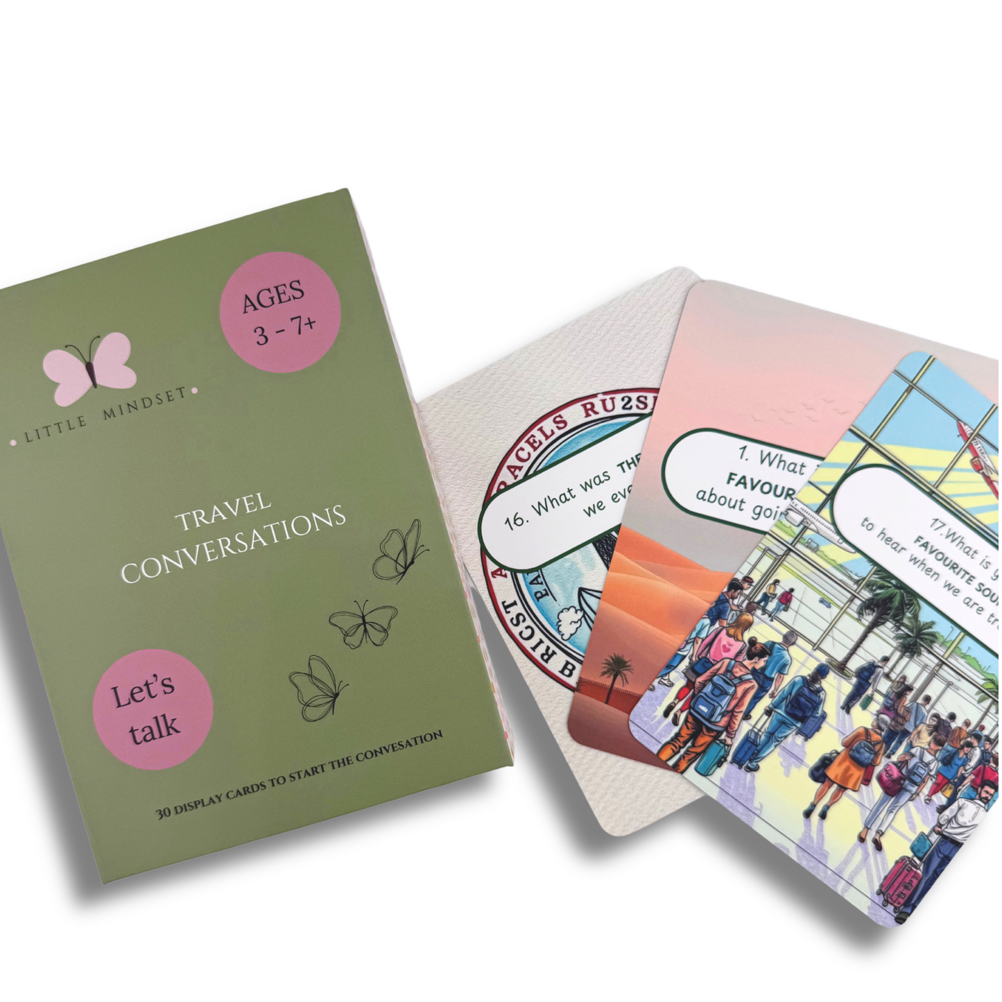 Travel Conversation flashcards set