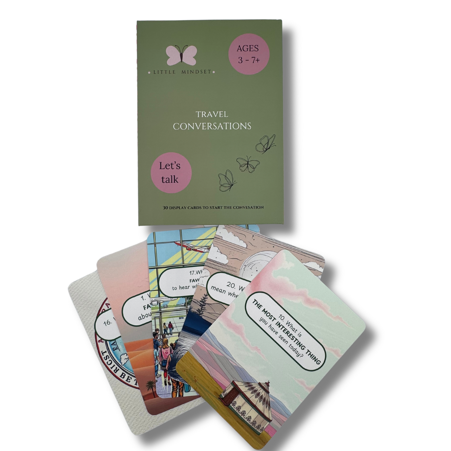 Travel Conversation flashcards set