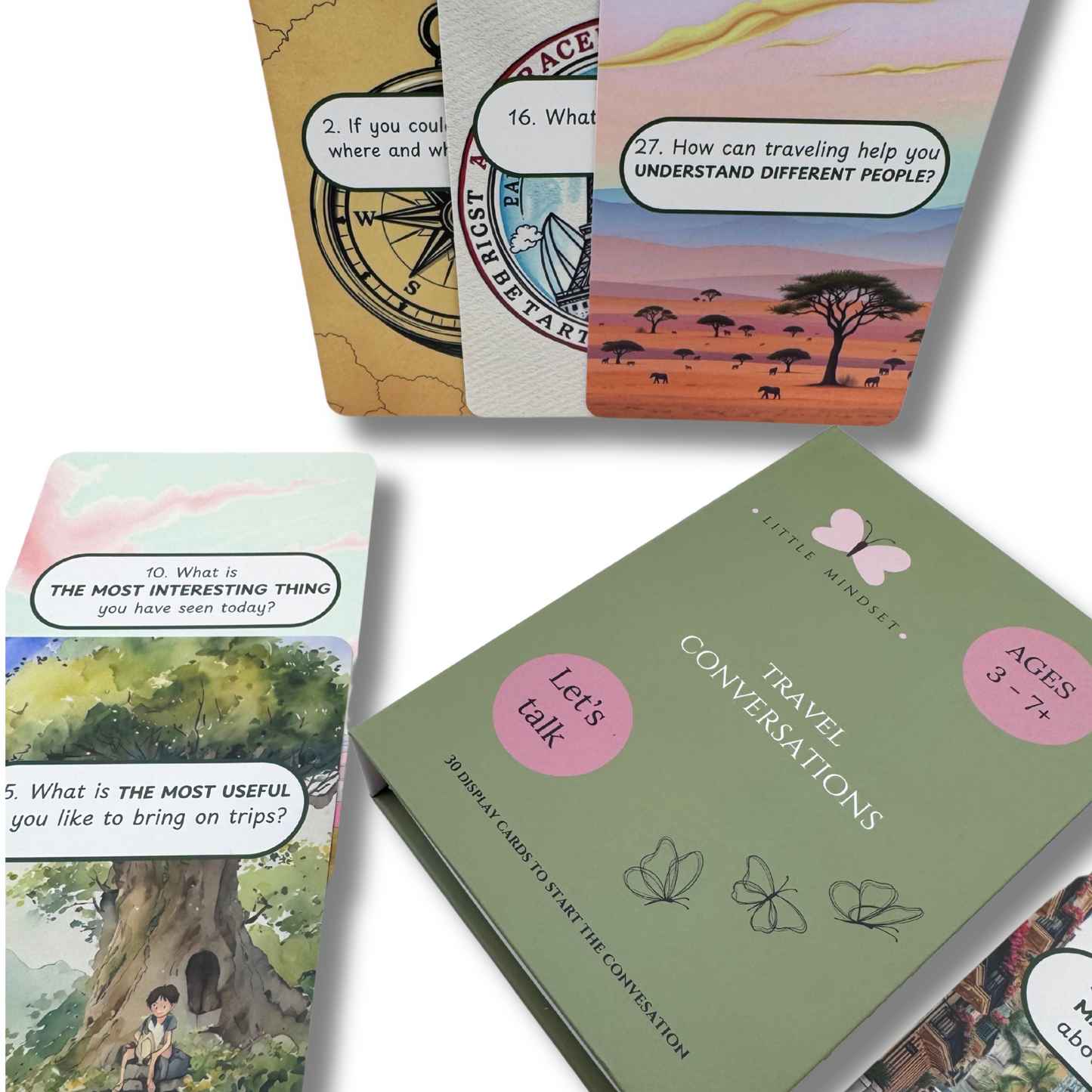 Travel Conversation flashcards set
