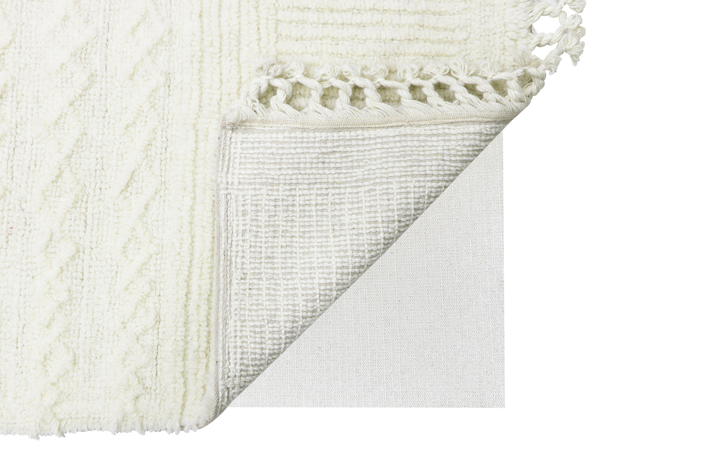 Woolable washable rug – Ari sheep white-Small