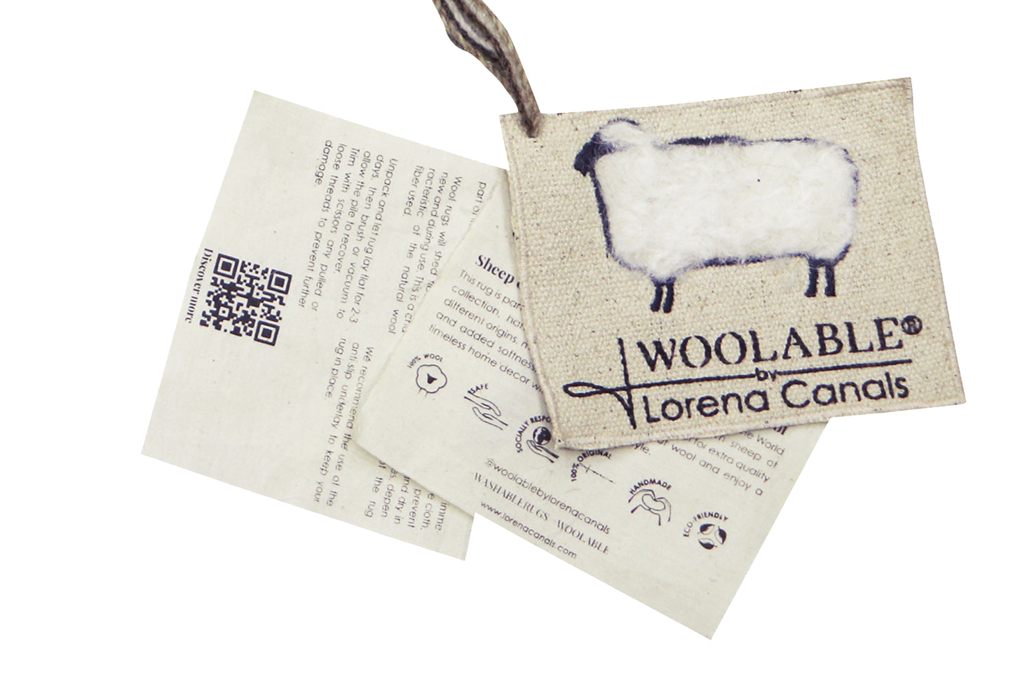 Woolable washable rug tundra – Sheep white – XXL