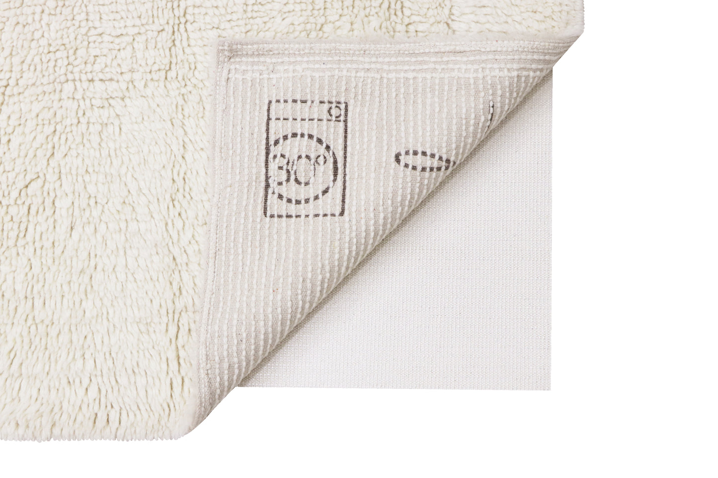 Woolable washable rug tundra – Sheep white – XXL