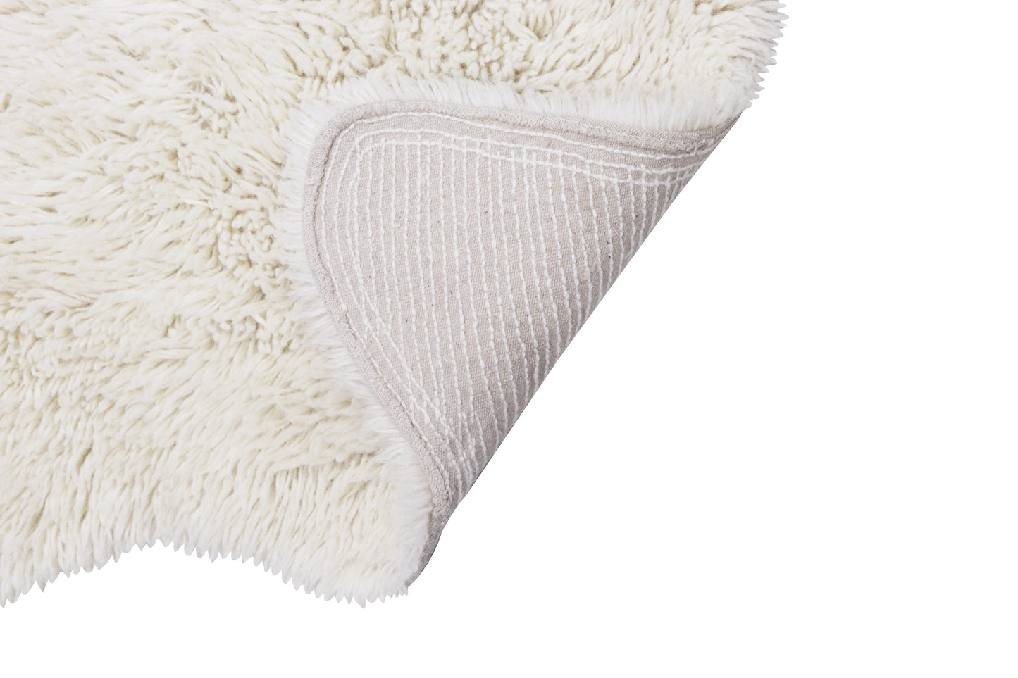 Woolly sheep rug- White