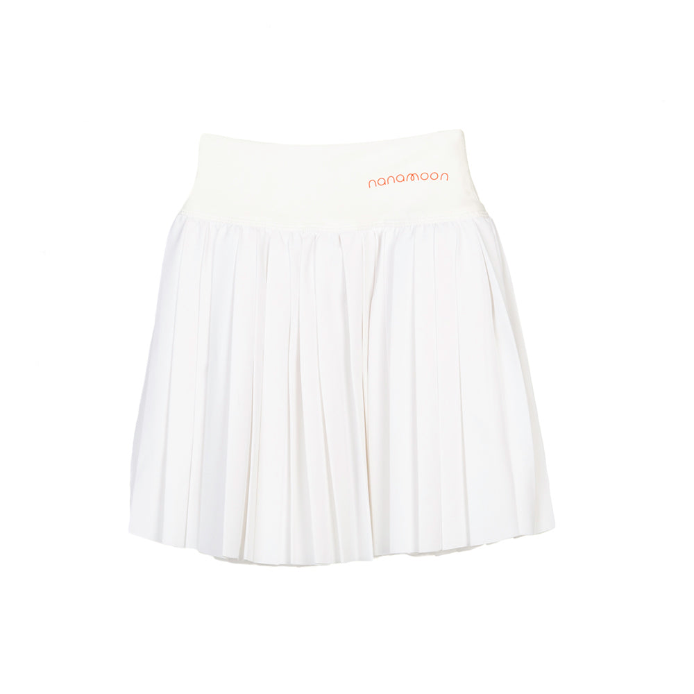 Flow sport tennis skort- Pure White