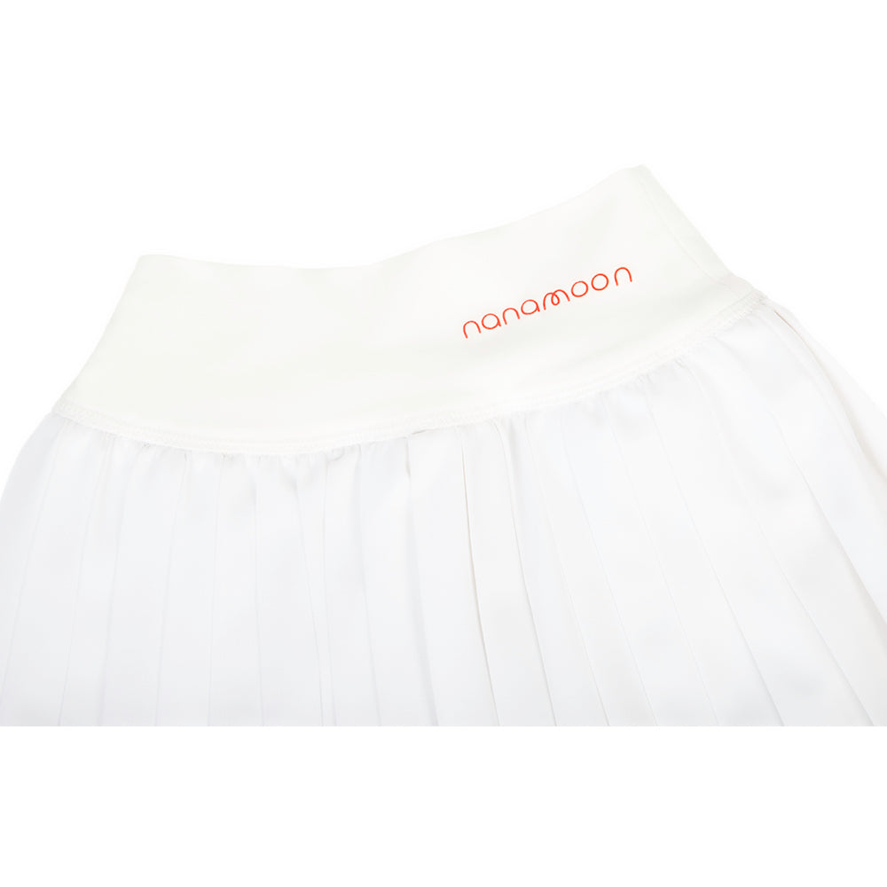 Flow sport tennis skort- Pure White