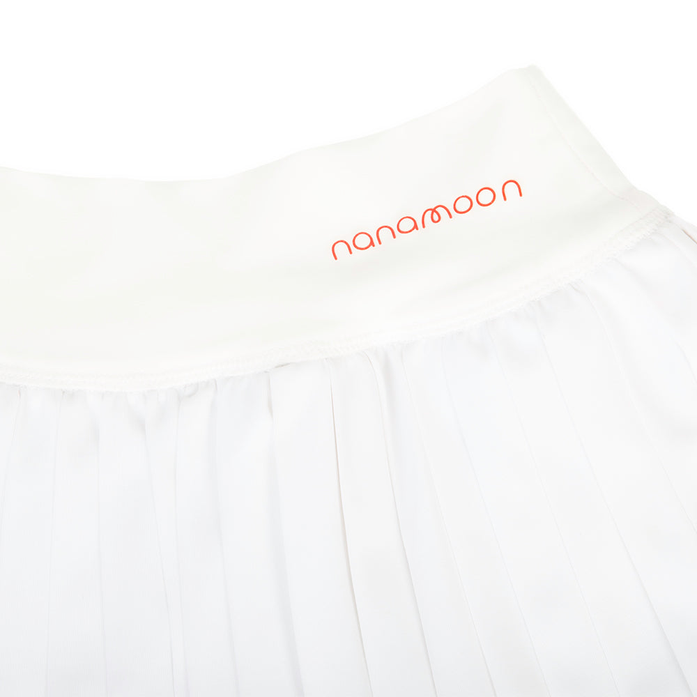 Flow sport tennis skort- Pure White