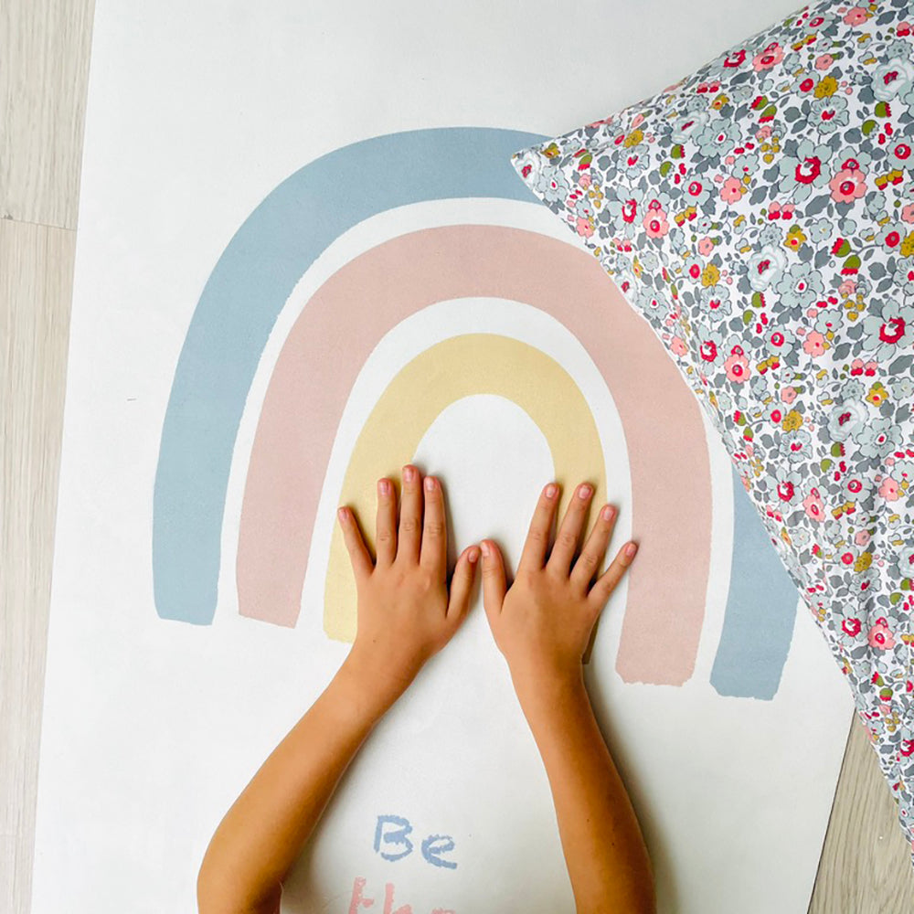 Kids yoga mat-Be the rainbow