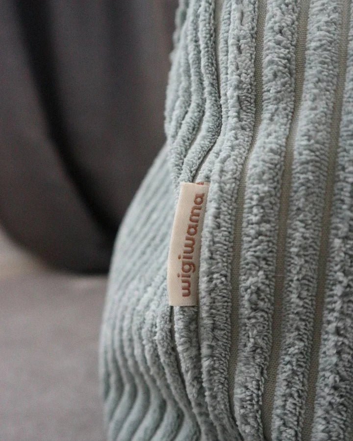 Wigiwama corduroy beanbag chair- Peppermint Green (Pre-Order)