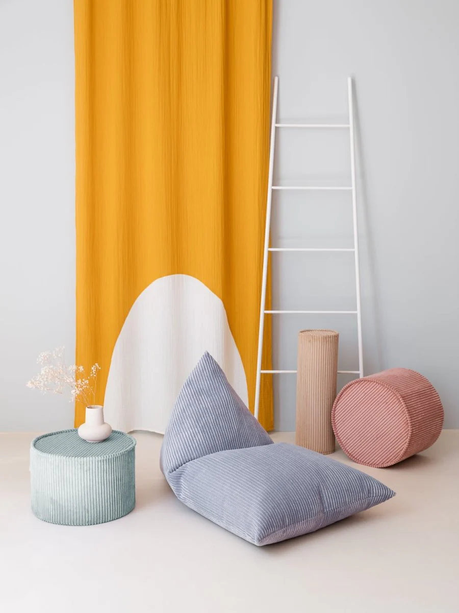 Wigiwama big corduroy beanbag lounger- Blueberry Blue (Pre-Order)