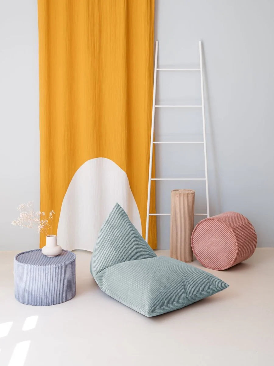 Wigiwama big corduroy beanbag lounger- Peppermint Green (Pre-Order)