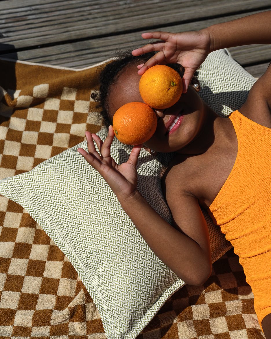 Wigiwama outdoor bolster cushion- Herba (Pre-order)