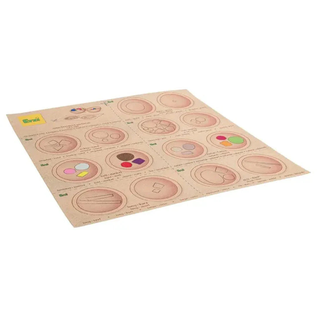 Wooden sort and compare educational game