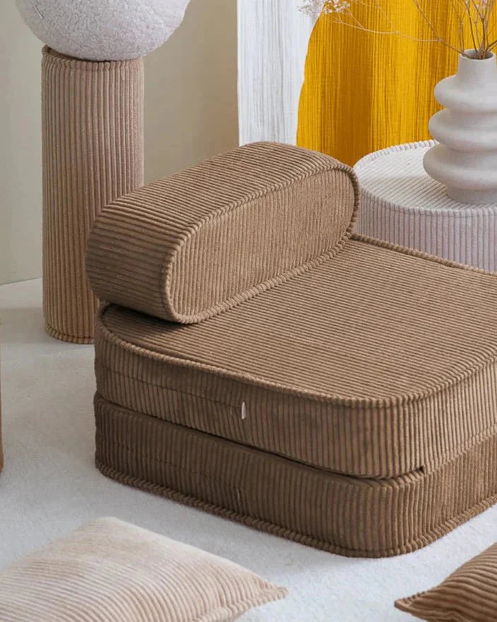Wigiwama corduroy flip chair- Toffee (Pre-order)