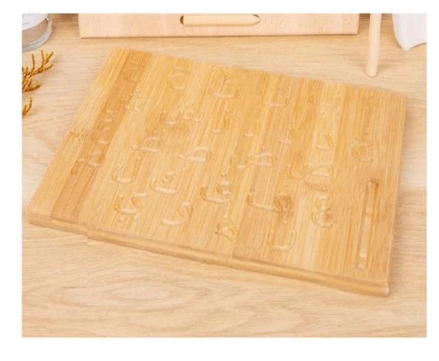Arabic wooden tracing board - Natural