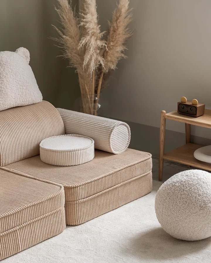 Wigiwama corduroy play sofa settee- Brown Sugar (Pre-Order)