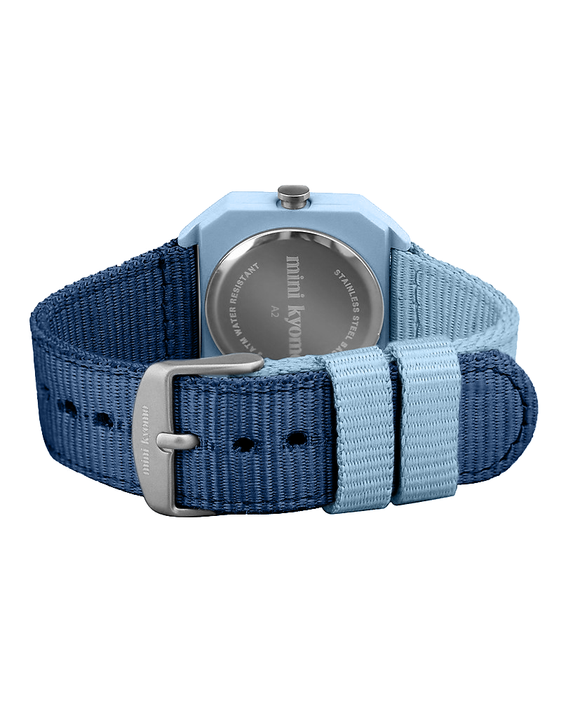 Mini Kyomo Blue cotton candy eco friendly kids watch- Blue
