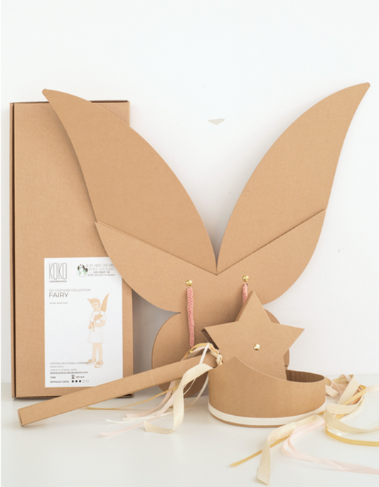 DIY Fairy cardboard costume activity box