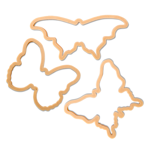 Butterflies biodegradable dough eco cutter set