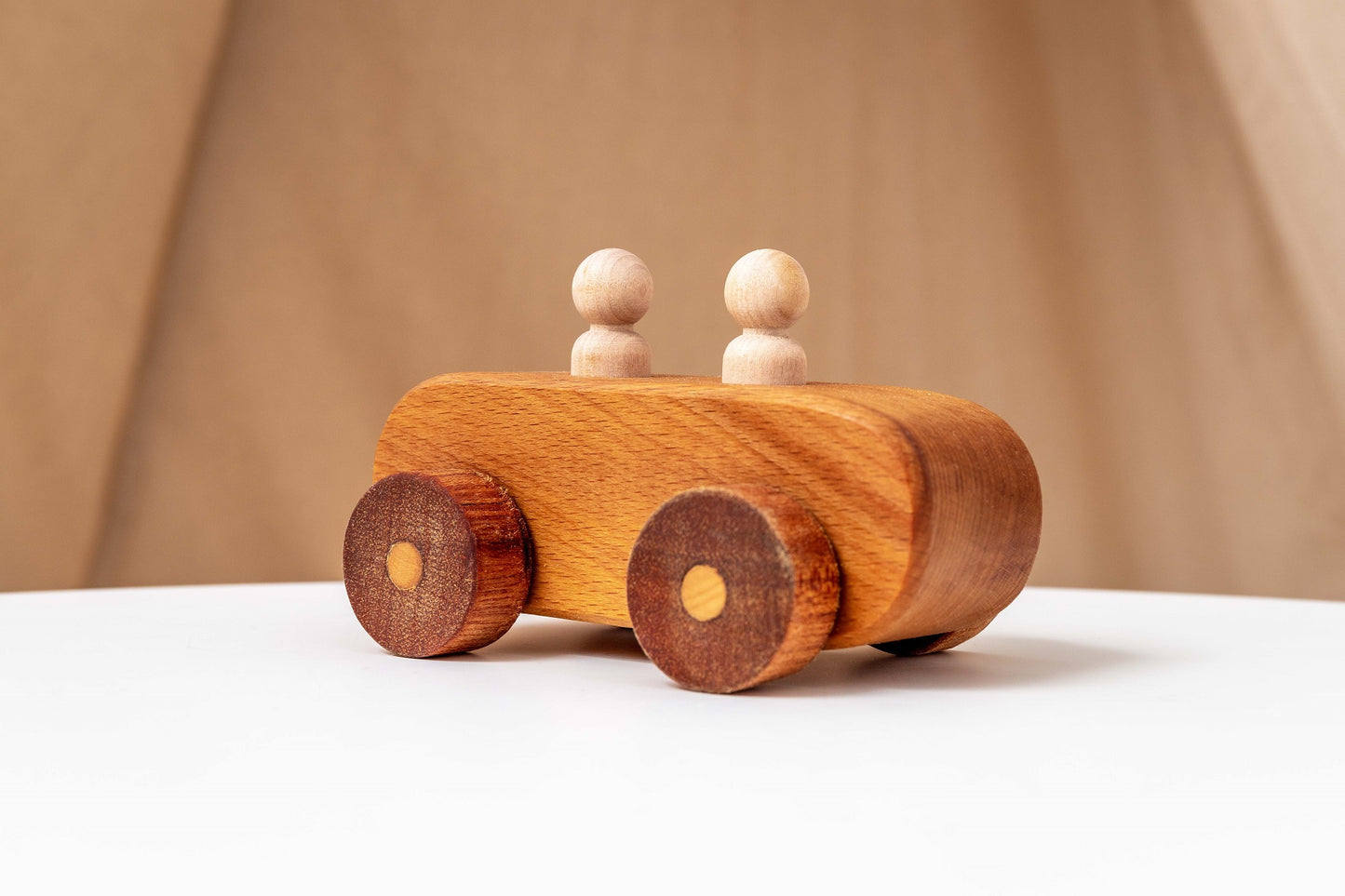 Wooden roadster car
