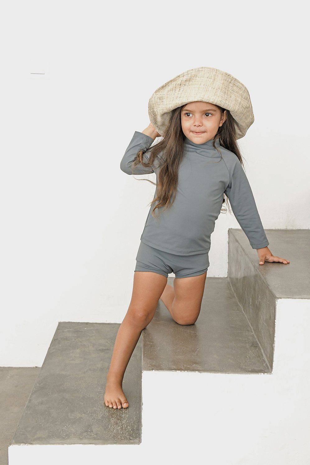 Nella kids rash vest - Mineral