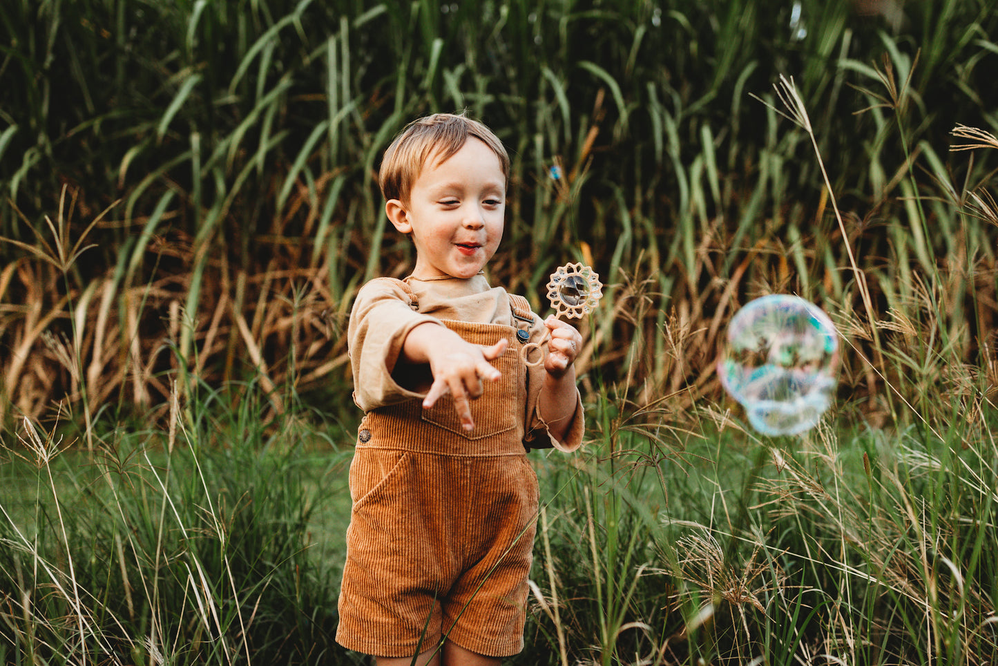 Sunflower biodegradable eco bubble wand