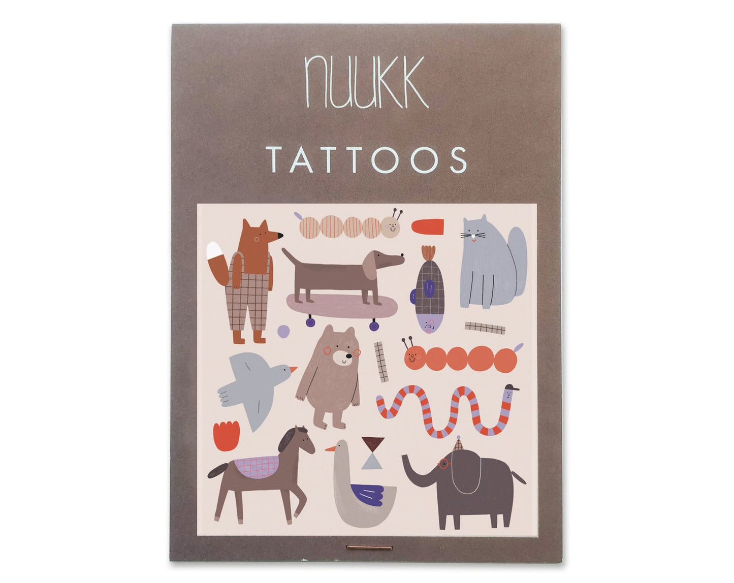 Bear & friends - Kids organic vegan tattoos