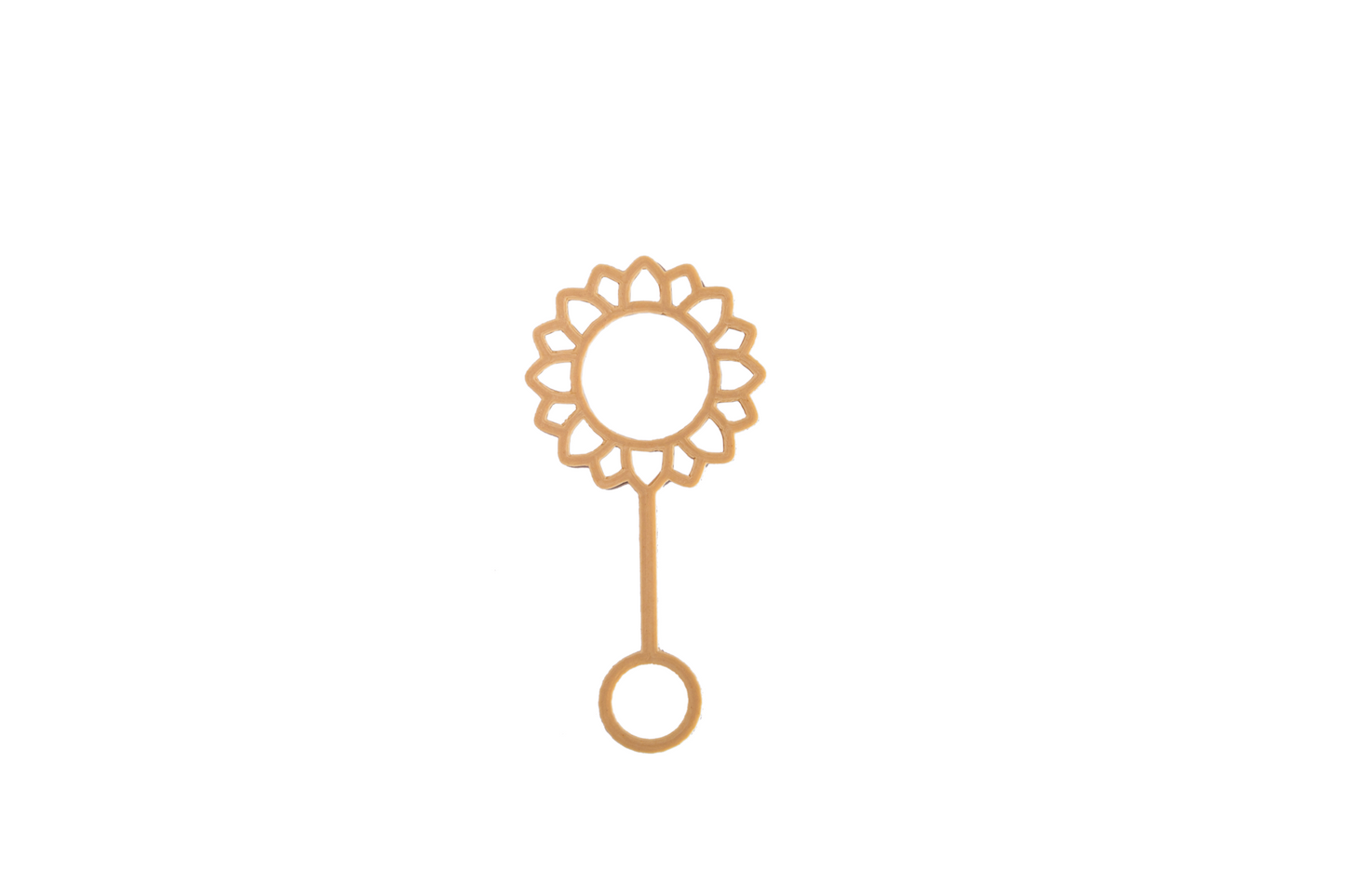 Sunflower biodegradable eco bubble wand