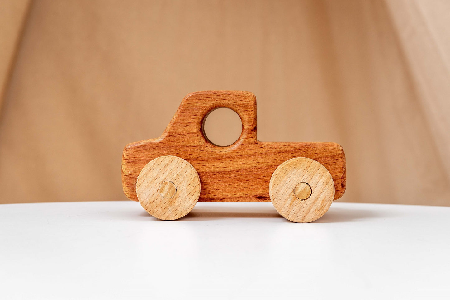 Wooden pick up truck