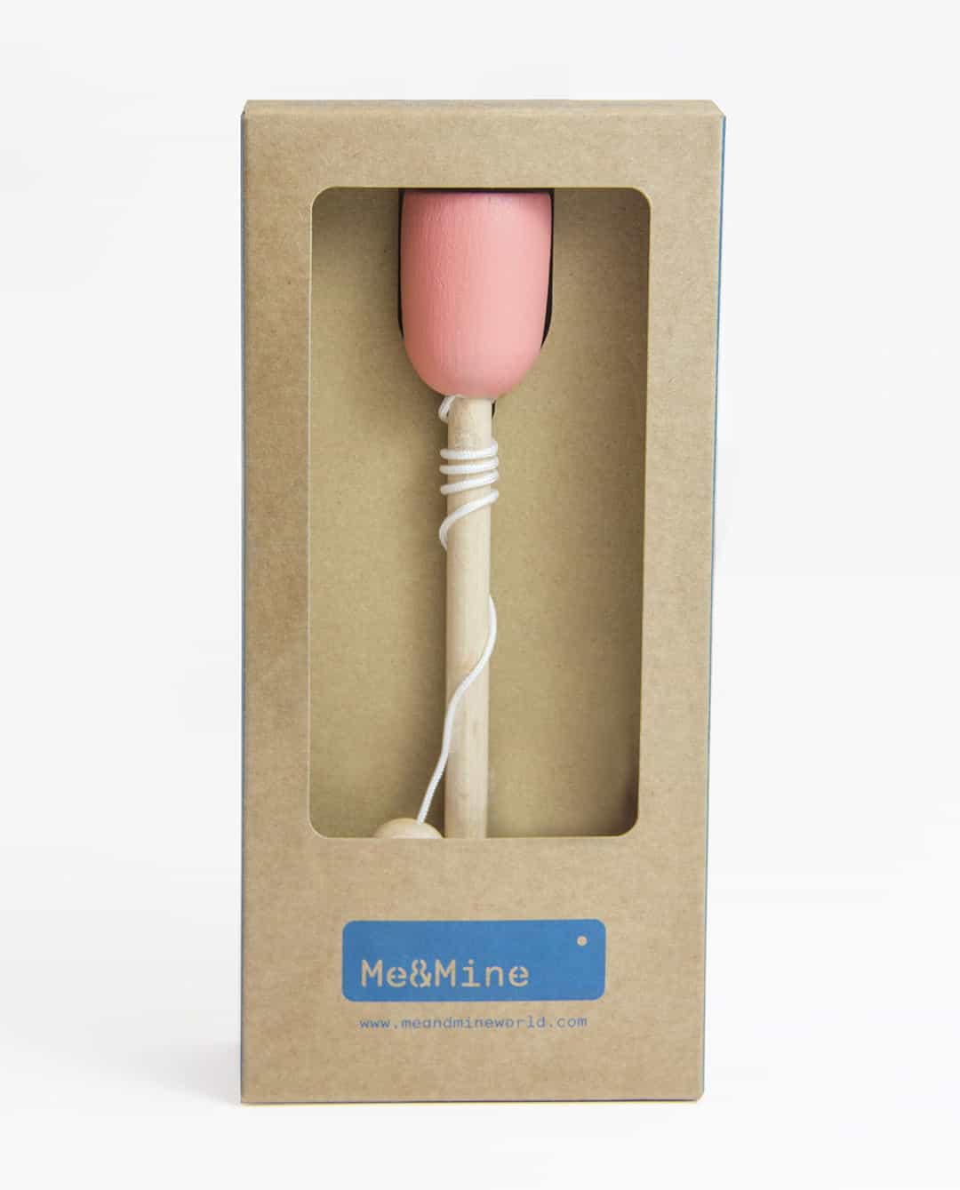 Wooden cup and ball - Coral