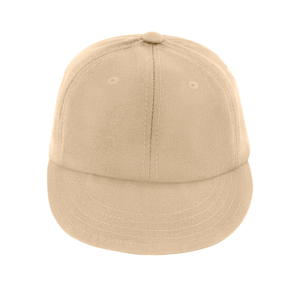 Kids organic cotton soft cap - Greige