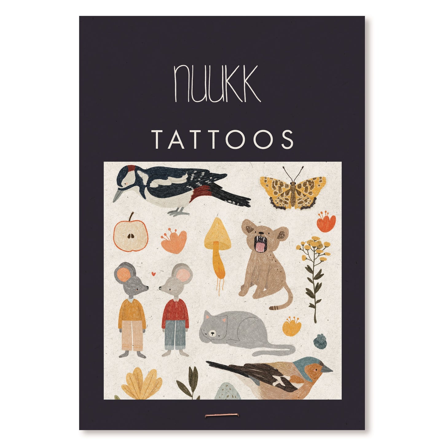 Small woodpecker - Kids organic vegan tattoos