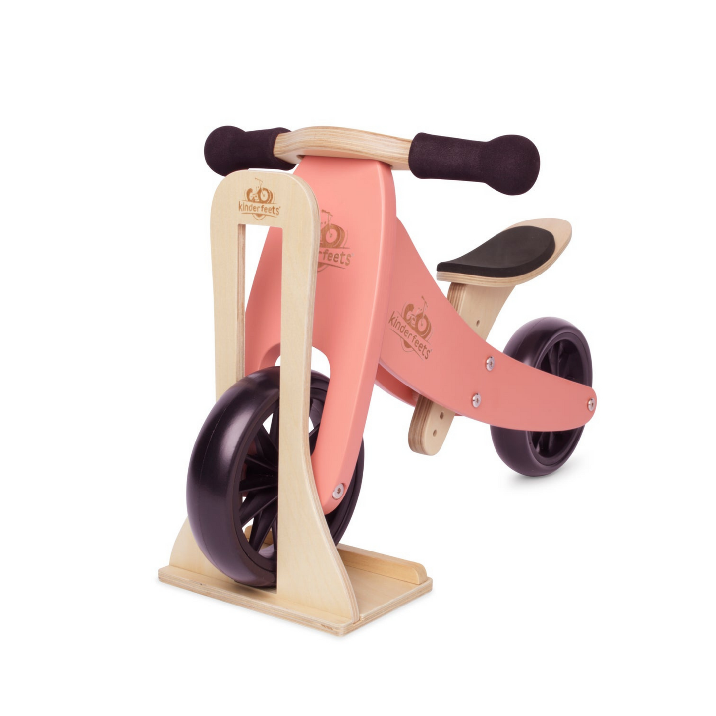 Kinderfeets wooden bike stand