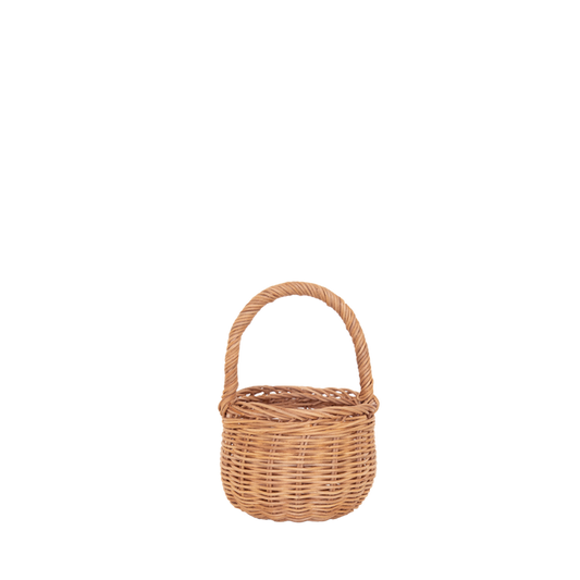 Rattan berry basket-Natural
