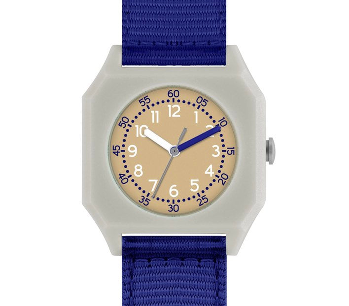 Mini Kyomo blue & white eco friendly kids watch - Deep sea