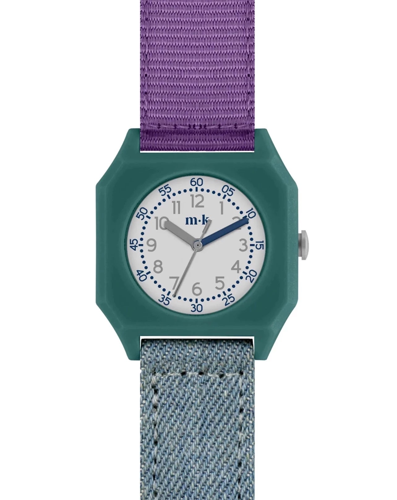 Mini Kyomo green and purple eco friendly kids watch- Emerald