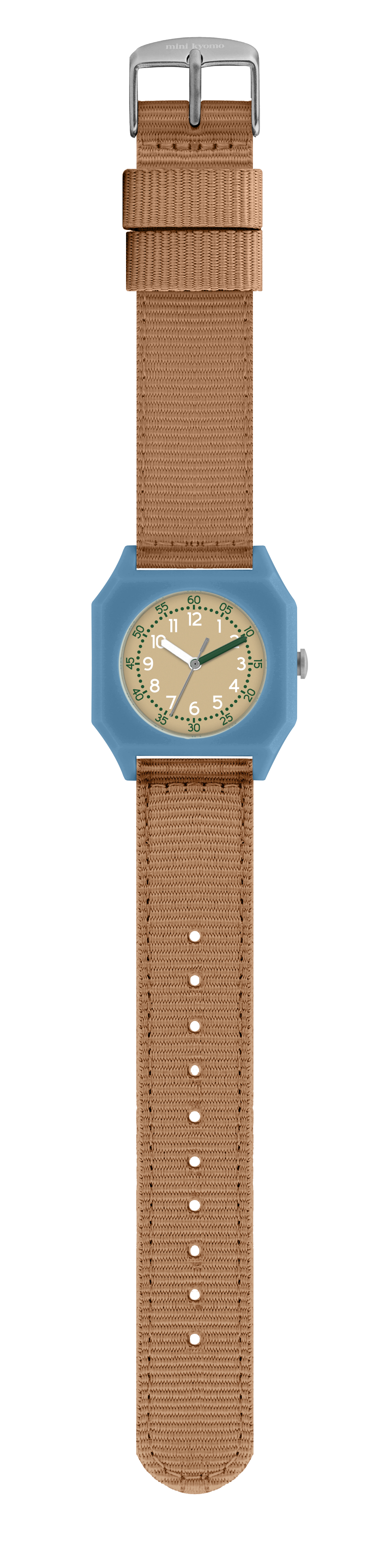 Mini Kyomo Havana sky eco friendly kids watch - Beige + Blue