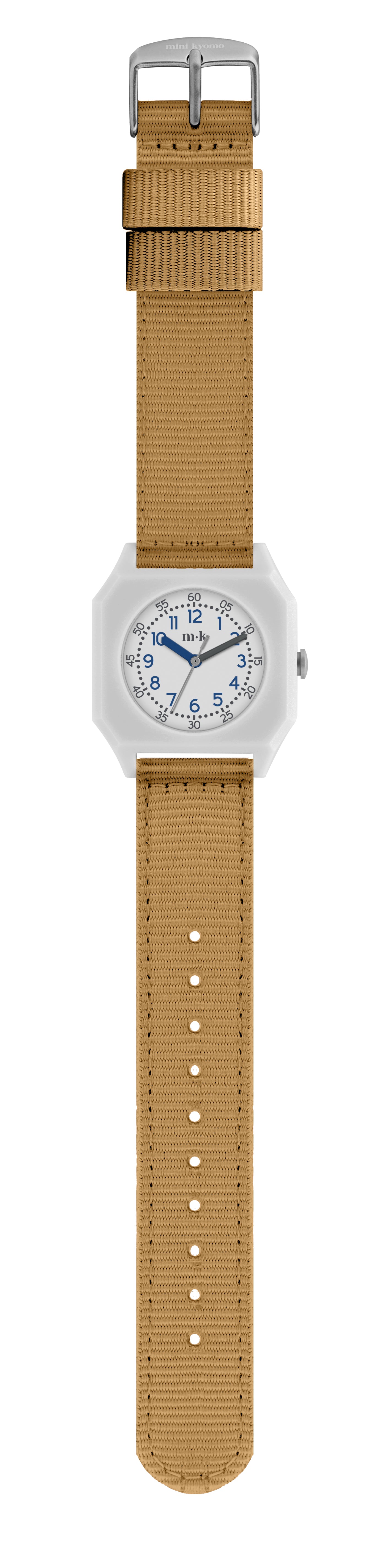 Mini Kyomo beige eco-friendly kids watch- Latte