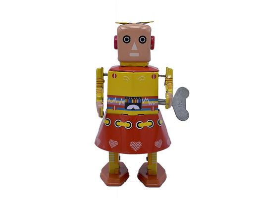 Sunset bot collectable tin robot