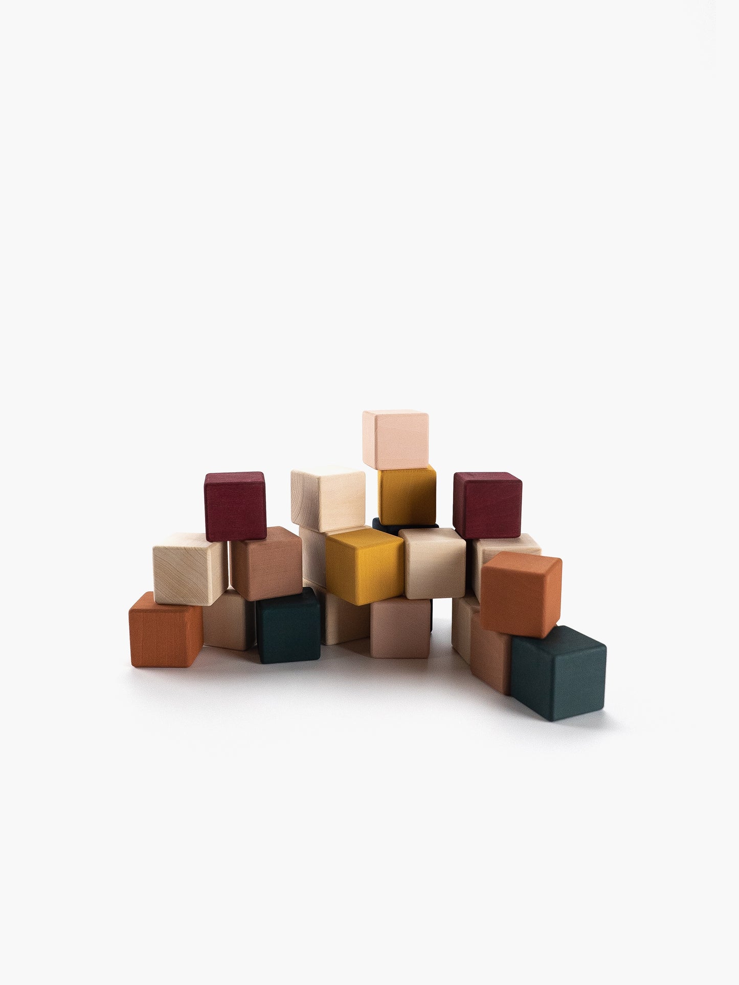 Wooden building blocks set - 24 Pieces
